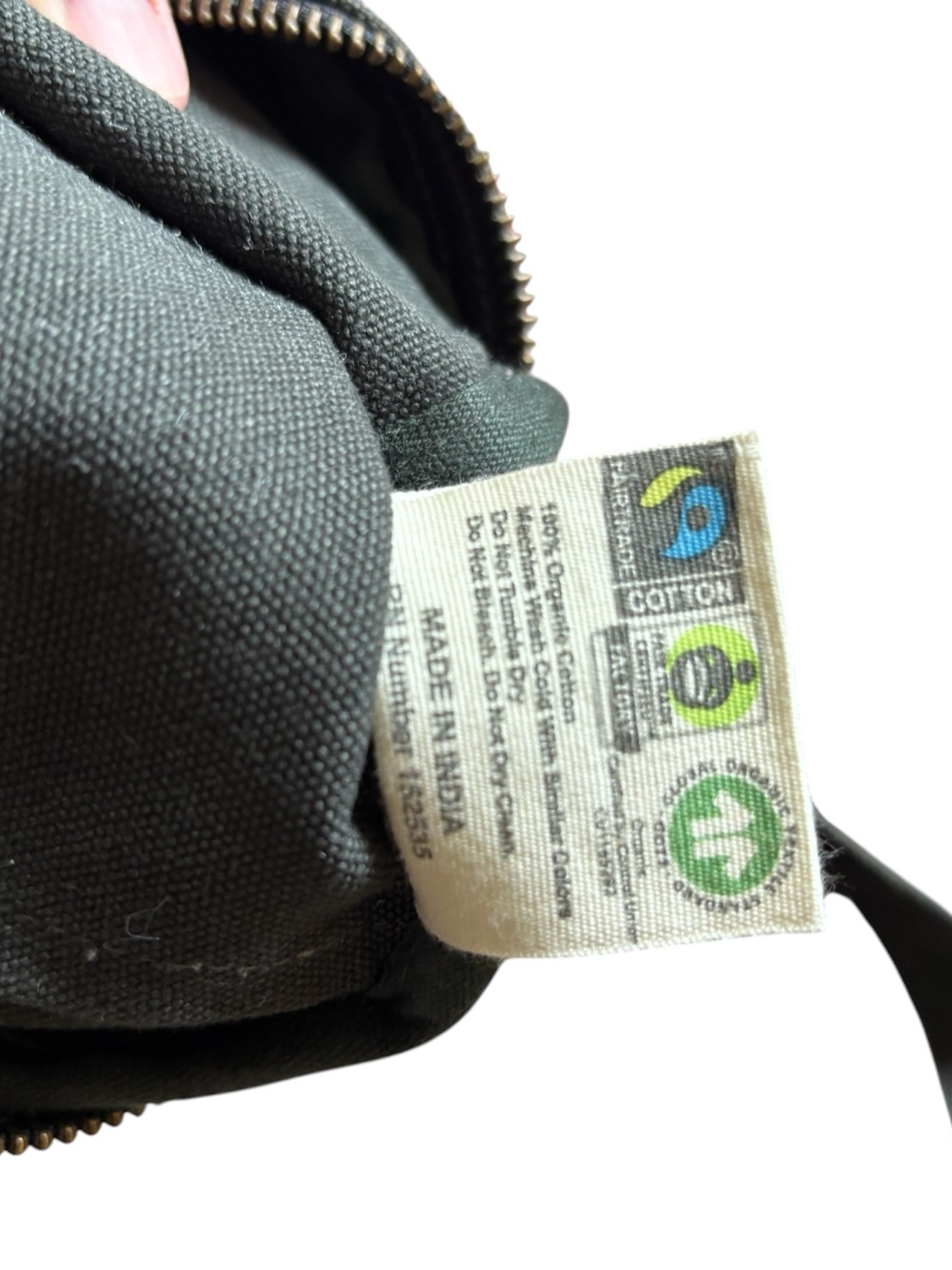 Terra Thread Cadera Fanny Pack Crossbody Organic Canvas — image 4 of 6